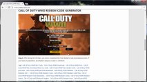 Get Call of Duty WWII Game Redeem Code Free - Xbox One, PS4 and PC