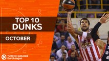 Turkish Airlines EuroLeague, Top 10 Dunks, October