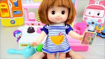 Baby doll and Pororo Ice Cream Shop and Kinder Joy toys