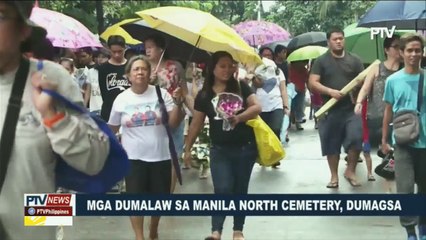 Mga dumalaw sa Manila North Cemetery, dumagsa