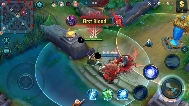 Mobile Legends layla attack
