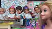 Anna and Elsa Toddlers Go to School and Art Class Elsya and Annya make a mess Stories Dolls and Toys