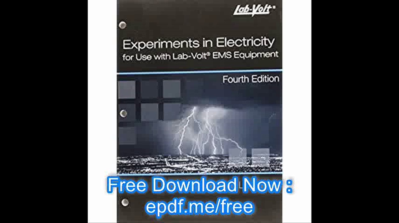 Experiments in Electricity for Use with Lab - VOLT