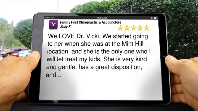 Family First Chiropractic and Acupuncture Charlotte Wonderful 5 Star Review by Kelly K.