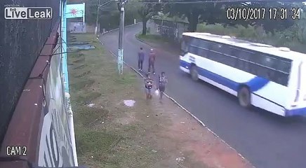 Family is car jacked in the middle of the street