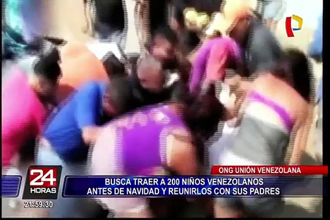 ONG busca traer a niños venezolanos y reunirlos con sus padres antes de navidad