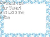 ANSMANN Zusatzakku Powerbank 5200mAh externer Akku für Smartphone kompakt USB mobil für