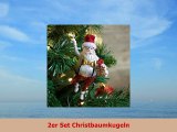 Christbaumschmuck Glas Deko Hänger Tanzendes Pärchen Herr  Frau Weihnachtsmann oder