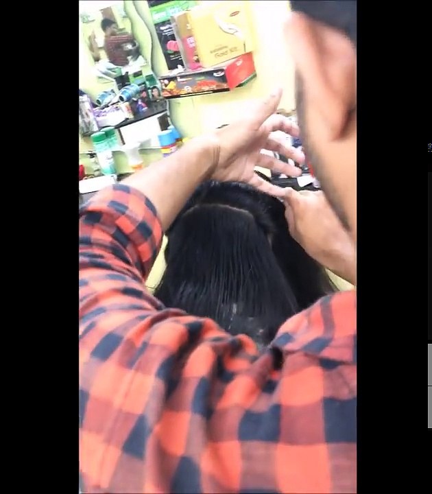 Girl Haircut in Barbershop |Full video Part 1/4 | HD1080p
