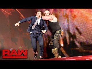 Braun Strowman returned to take out the trash- Raw, Oct 30, 2017
