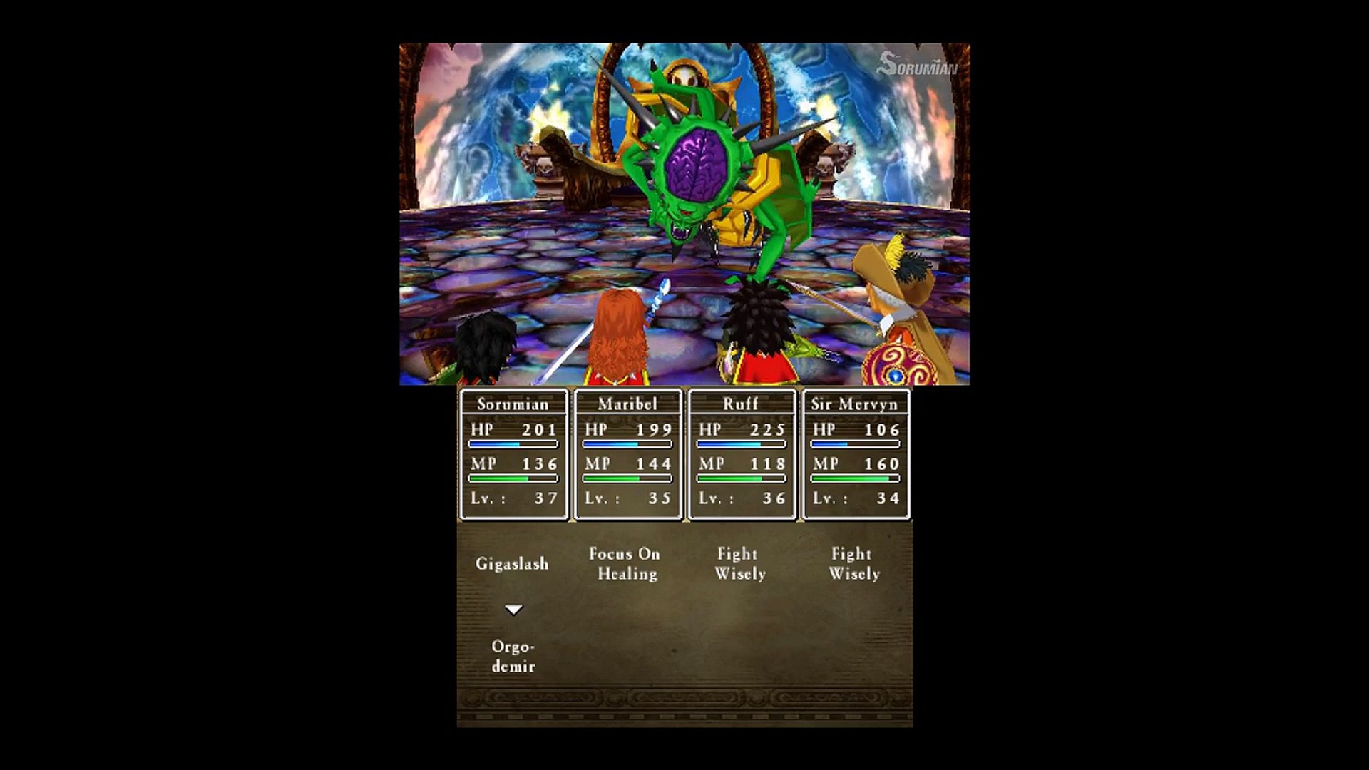 Dragon Quest Vii 3ds Final Boss Orgodemir Video Dailymotion