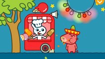 Pango Cartoon Story For Kids - BedTime Story,Fox Fire Fighter,Banny With Ice Cream Truck Kids Videos