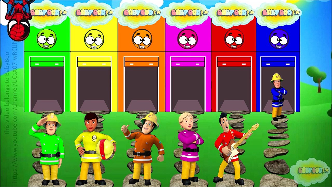 Çocuklar İçin İtfaiyeci Sam İngilizce Renkler Sam İle Öğrenmek İçin