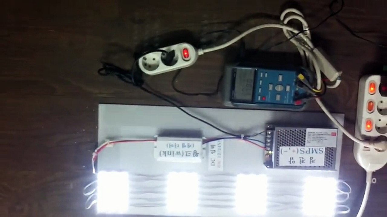 Test độ sáng của modue LED - module led hắt