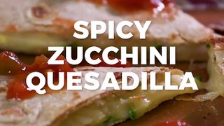 Spicy Zucchini Quesadilla-kxVP4Ip6mDA
