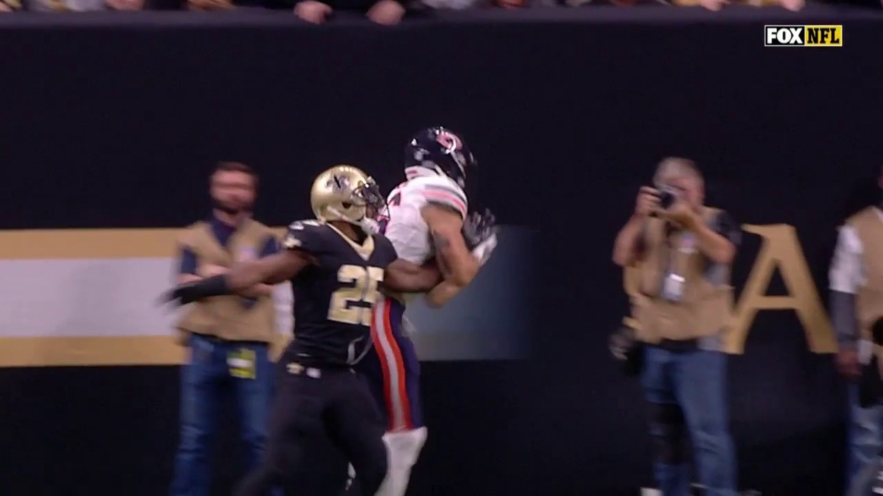 Zach Miller s'explose la jambe en réceptionnant un Touch Down en Football Américain !