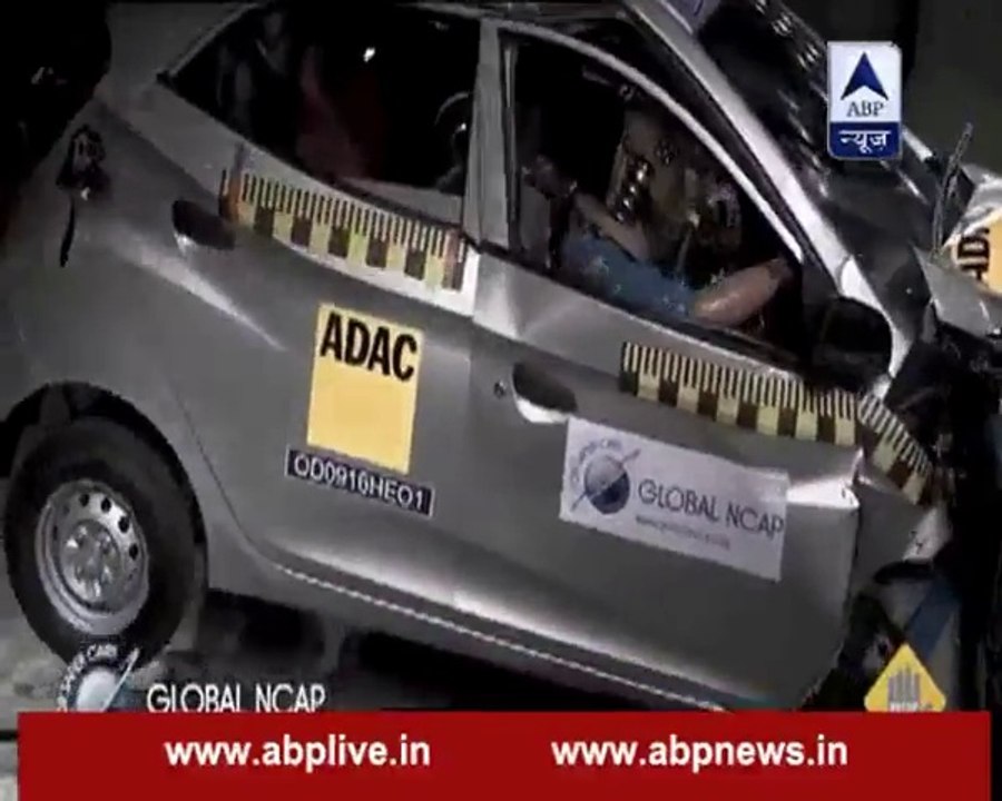 Ces voitures en Inde ratent toutes les crash te...