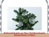 Weihnachtskugeln aus Glas  Christbaumkugeln Baumschmuck 12 Stück