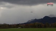 En pleine tempête, le pilote d’un avion évite de justesse le crash à l’atterrissage (Vidéo)