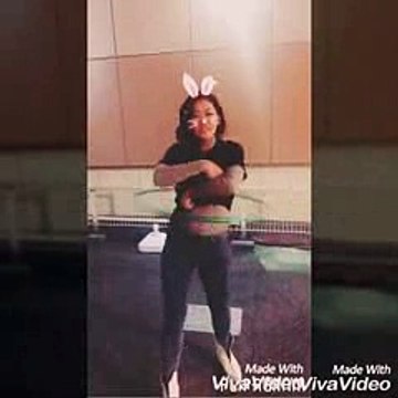 SNOW＋ロバート秋山ネタ体モノマネTシャツでフラフープやってみた。