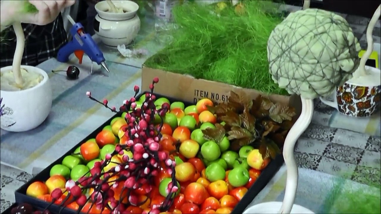 Фруктовый топиарий для начинающих