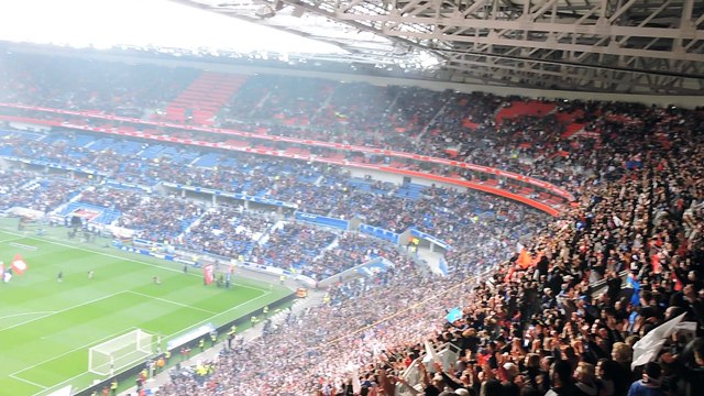 Ambiance au groupama stadium avec les U15 de L'OND OL FC Metz