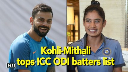Kohli, Mithali tops ICC ODI batters' list