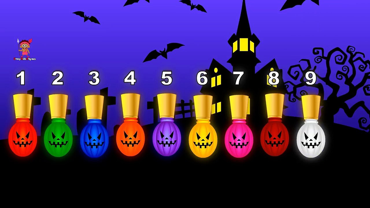 Learn Shapes for Toddler Children Preschool Kids Halloween | Shape Names Educational Learning Video