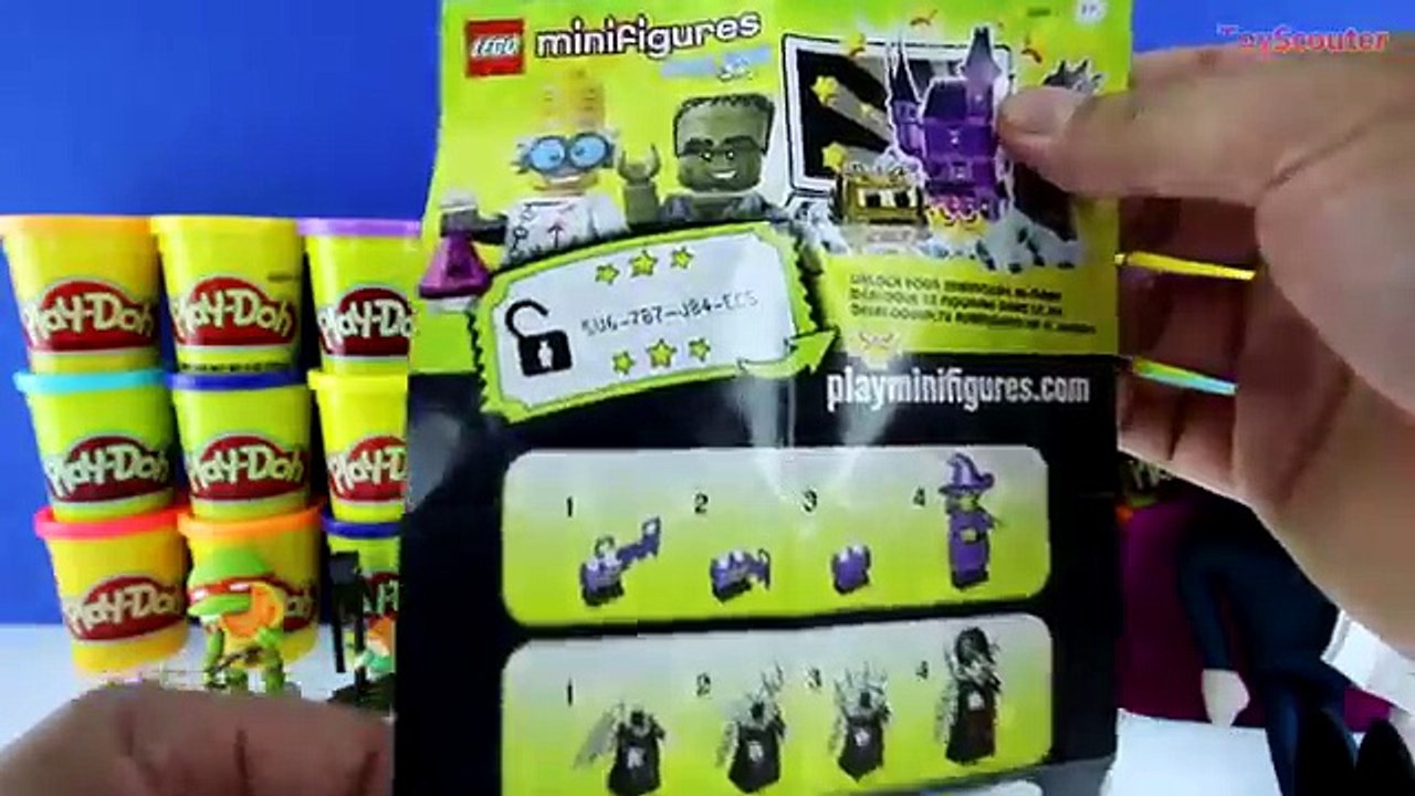 GIANT DRACULA Surprise Egg Play Doh - Hotel Transylvania Toys Minecraft TMNT Happy Meal