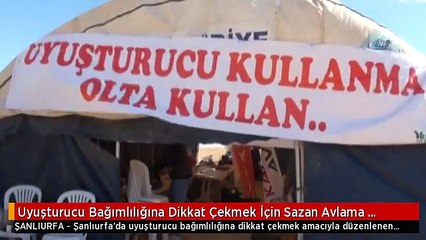 Uyuşturucu Bağımlılığına Dikkat Çekmek İçin Sazan Avlama Yarışması