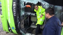 Diyarbakır’da Yolcu Otobüsü Devrildi: 23 Yaralı