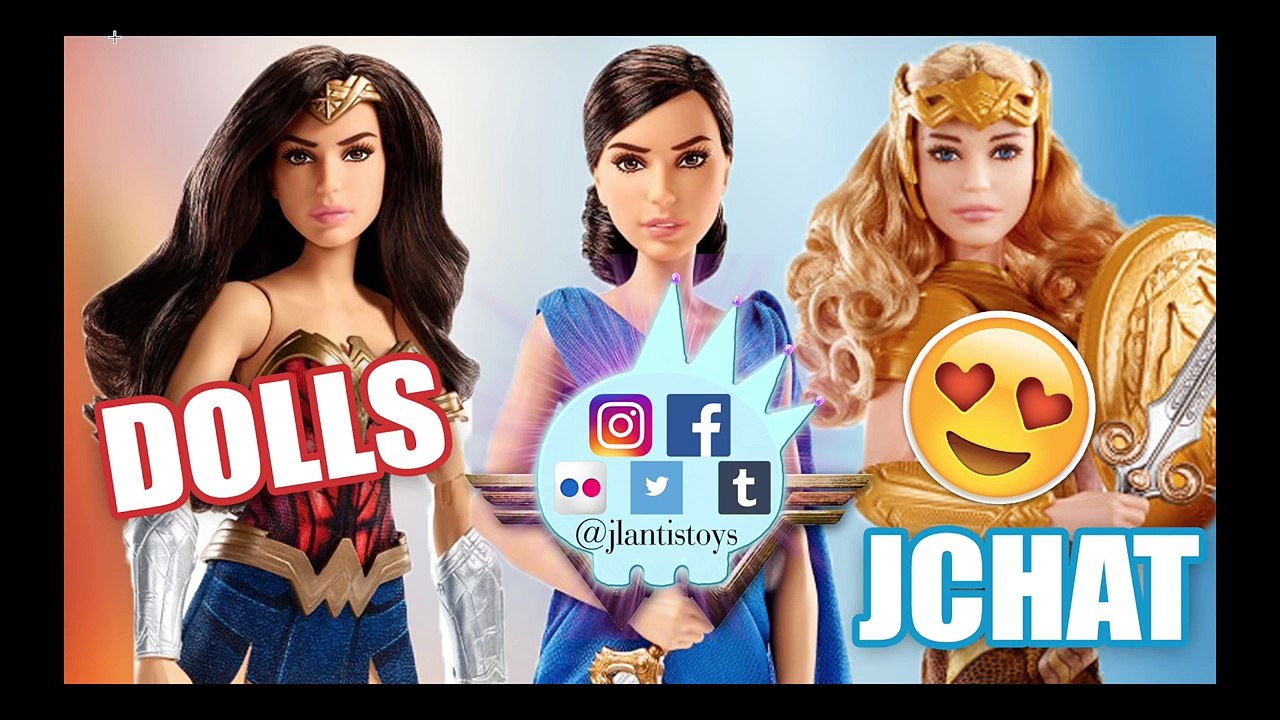 NEW WONDER WOMAN TOYS & DOLLS from Mattel REACTION - JCHAT