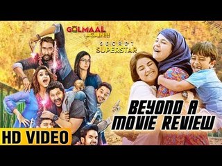 Secret Superstar VS Golmaal Again | Beyond A Movie Review | Lehren Originals