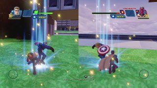 Captain America The First Avenger VS Vision Disney Infinity 3.0 Toy Box Versus Fight