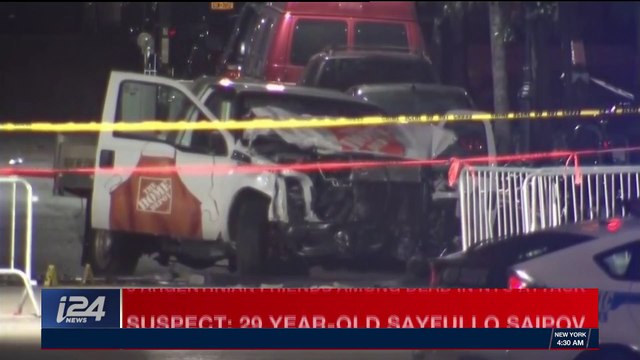 i24NEWS DESK | Eight killed by truck in Manhattan 'act of terror' | Wednesday, November 1st 2017