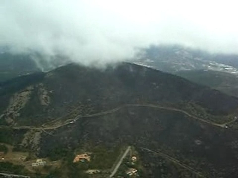 lendemain incendie sainte Maxime le 14 Novembre 2007