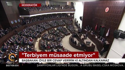 "Terbiyem müsaade etmiyor"