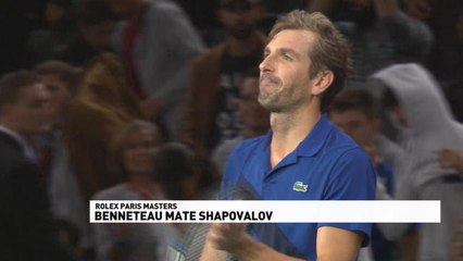 Rolex Paris Masters - Benneteau s'offre Shapovalov