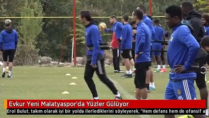 Evkur Yeni Malatyaspor'da Yüzler Gülüyor