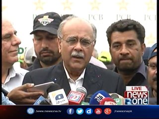 Najam Sethi media talk in Lahore
