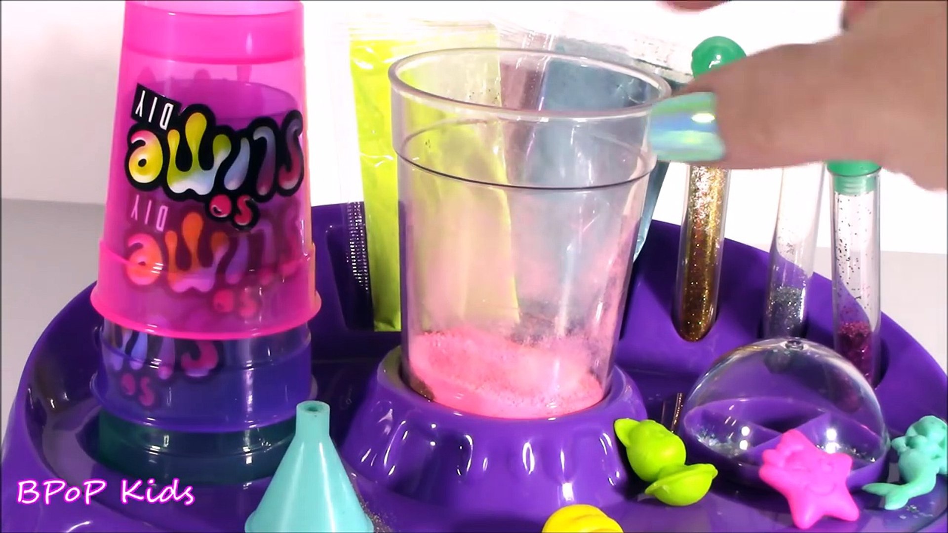 Diy Slime Factory Make 10 Different Slimes With Water Slime Powder Decorate Fun