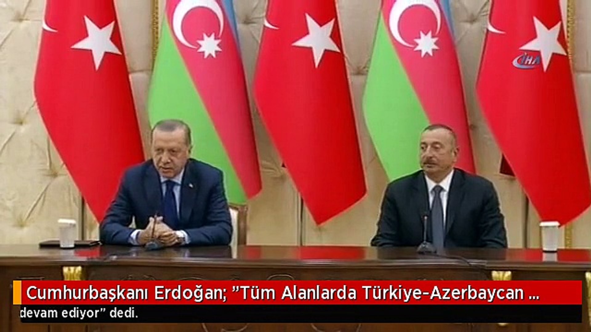 Cumhurbaskani Erdogan Tum Alanlarda Turkiye Azerbaycan Dayanismasi Guclenerek Devam Ediyor Dailymotion Video