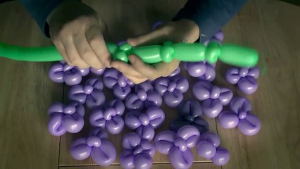 Сирень из шаров Твистинг / Lilac of balloons Twisting