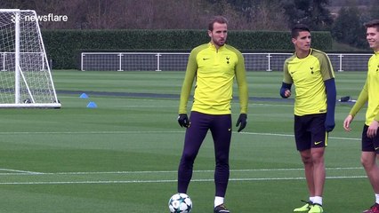 Fit for Real Madrid? Harry Kane trains with Tottenham ahead of crucial Champions League clash