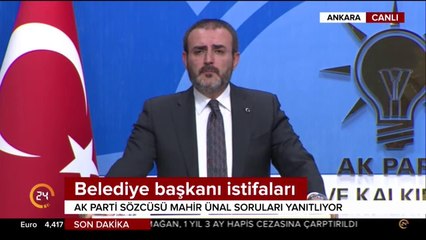 Belediye başkanlarına istifa çağrısı