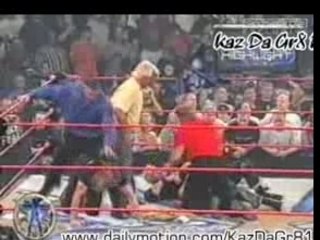 Evolution, HBK & Goldberg Brawl