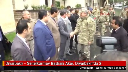 Diyarbakır - Genelkurmay Başkanı Akar, Diyarbakır'da 2