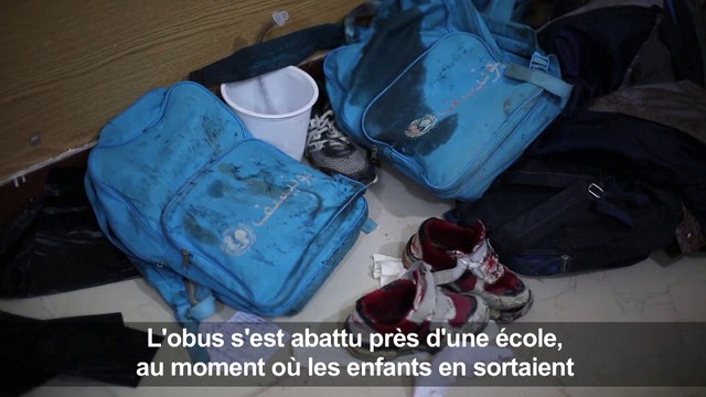 En Syrie, des écoliers fauchés par un tir d'obus du régime
