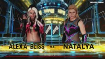 WWE 2K18 Alexa Bliss Vs Natalya Survivor Series 2017