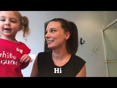 Toddler Demonstrates How to Create Wavy Eyebrows